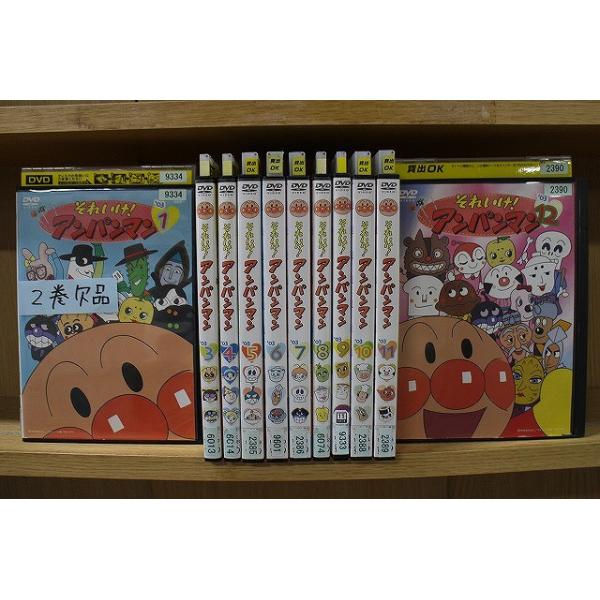 DVD それいけ!アンパンマン '03 1〜12巻(2巻欠品) 計11本set ※ケース
