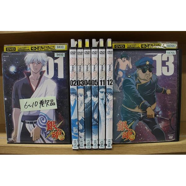 DVD 銀魂 シーズン1 1〜13巻(6〜10巻欠品) 計8本set ※ケース無し発送
