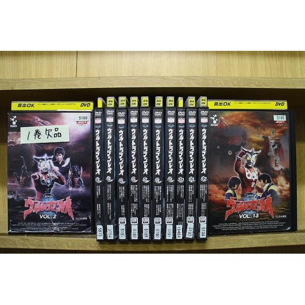 DVD ウルトラマンレオ 2〜13巻(1巻欠品) 計12本set ※ケース無し発送