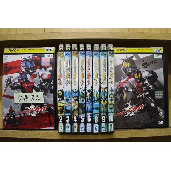 DVD 仮面ライダーカブト 1〜11巻(7、12巻欠品) 計10本set ※ケース無し