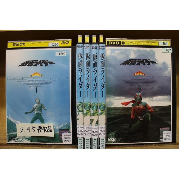 DVD 仮面ライダー スカイライダー 1〜9巻(2、4、5巻欠品) 計6本set