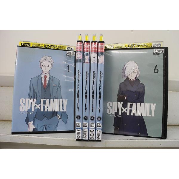 DVD SPY×FAMILY スパイファミリー 全6巻 ※ケース無し発送 レンタル落ち