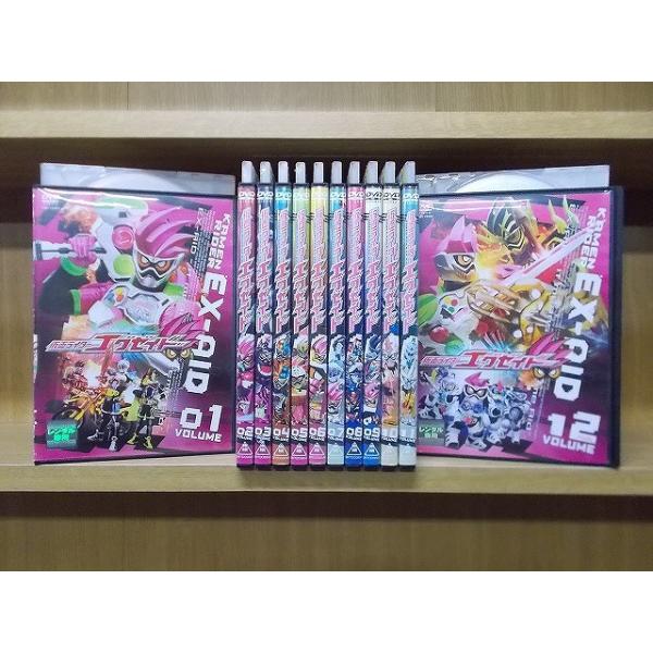 DVD 仮面ライダーエグゼイド 全12巻 ※ケース無し発送 レンタル落ち