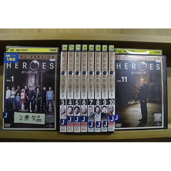 DVD HEROES ヒーローズ シーズン1 1〜11巻(2巻欠品) 10本セット