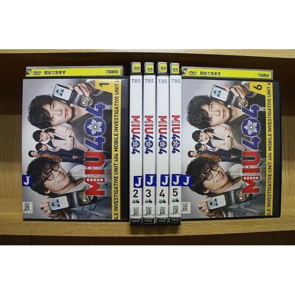 DVD MIU404 機動捜査隊 全6巻 綾野剛 星野源 ※ケース無し発送 レンタル