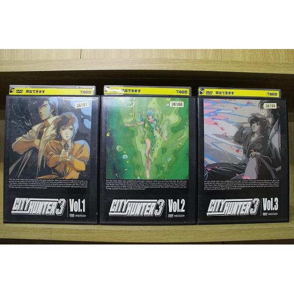 DVD CITY HUNTER シティーハンター3 全3巻 ※ケース無し発送 DVD CITY HUNTER シティーハンター3 全3巻 ※ケース無し発送