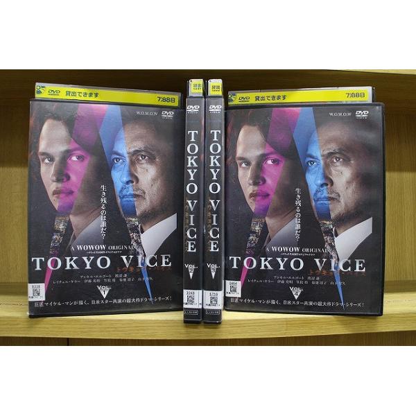 DVD WOWOW ORIGINAL TOKYO VICE トウキョウ・バイス 全4巻 渡辺謙 ※ケース無し発送 レンタル落ち ZU796