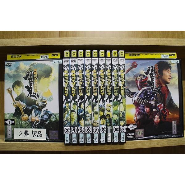 DVD 仮面ライダーヒビキ 響鬼 1〜12巻(2巻欠品) 計11本set ※ケース無し