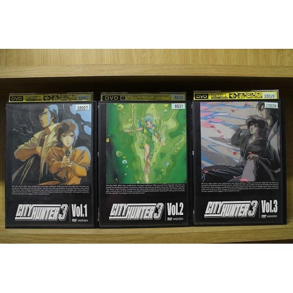 DVD CITY HUNTER シティーハンター3 全3巻 ※ケース無し発送 レンタル