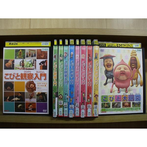 こびと観察入門　9枚セット　レンタル落ちDVD DVD こびと観察入門 こびと大研究 シリーズ 計10本セット ※ケース無し