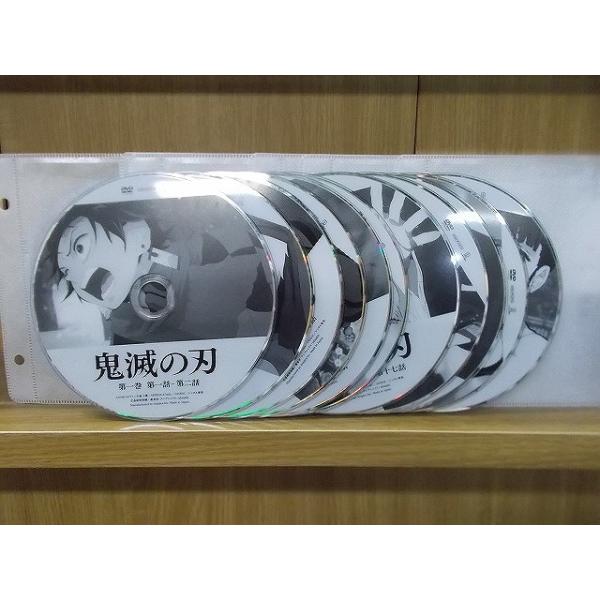 ディスクのみ】 DVD 鬼滅の刃 全11巻 ※ジャケット欠品 レンタル落ち