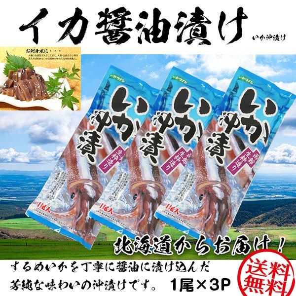 イカの醤油漬け 3杯 いか沖漬け1尾 3p 合計3尾 イカのお惣菜 ギフト 送料無料 Dnr Ika 1b ギフト広場 通販 Yahoo ショッピング