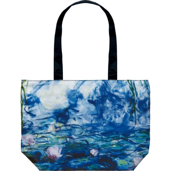 エコバッグ 名画 バッグ (モネ「睡蓮 (Mサイズ)」) AU-01204爆買 ノベルティ 販促 景品 記念品 来店 粗品