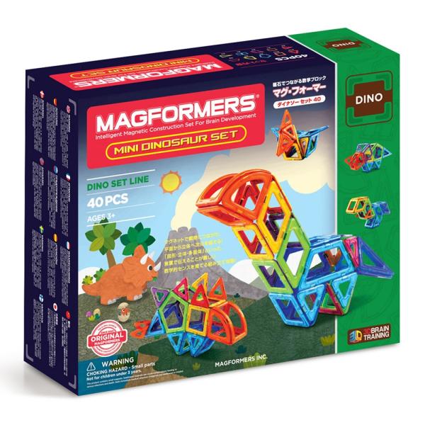 マグフォーマー マグフォーマー ダイナソーセット 40ピース (ブロック マグフォーマー マグフォーマー ダイナソーセット 40ピース (ブロック