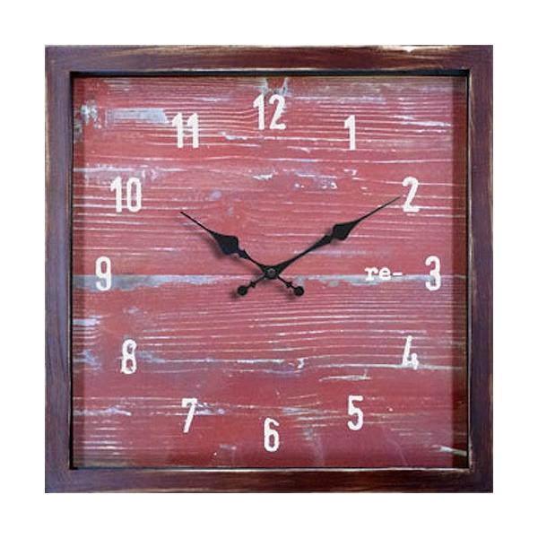 ( �A�[�g�N���b�N ) Surf Clock Series Clock re- Red �|�����v �G�� ������� ���_��