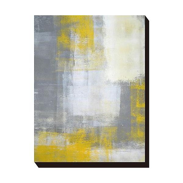 ( A[gpl ) Art Panel T30 Gallery Grey and Yellow IuWF G  CeA