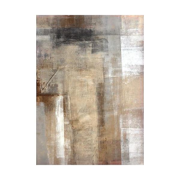 ( A[gpl ) Art Panel T30 Gallery Brown and Beige Abstract Art Painting