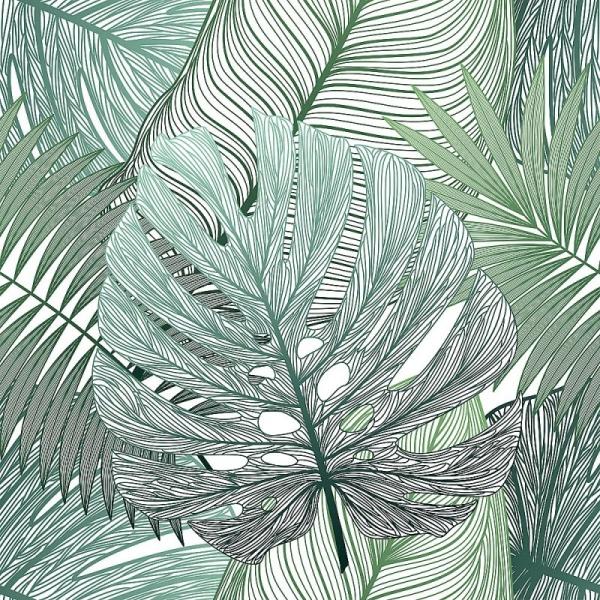 ( A[gpl ) Art Panel Seamless pattern tropical leaf palm A[g pl z t[