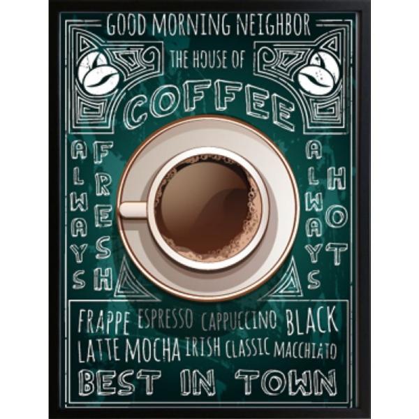 ( �A�[�g�t���[�� ) Interior art The House of Coffee �A�[�g �p�l�� �z �t���[��