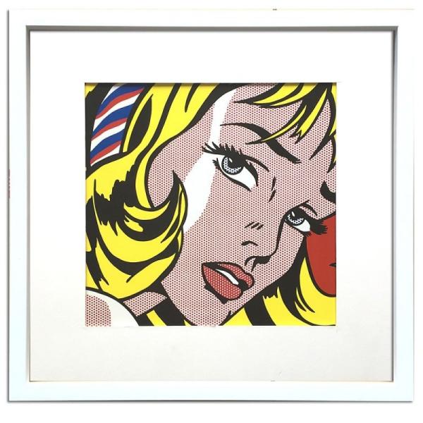 ( A[gt[ ) Interior art Roy Lichtenstein Girl with Hair Ribbon, 1963 z t[