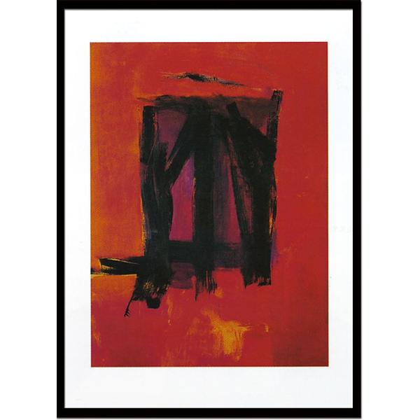 ( �A�[�g�t���[�� ) Franz Kline Red painting,1961(Silkscreen)