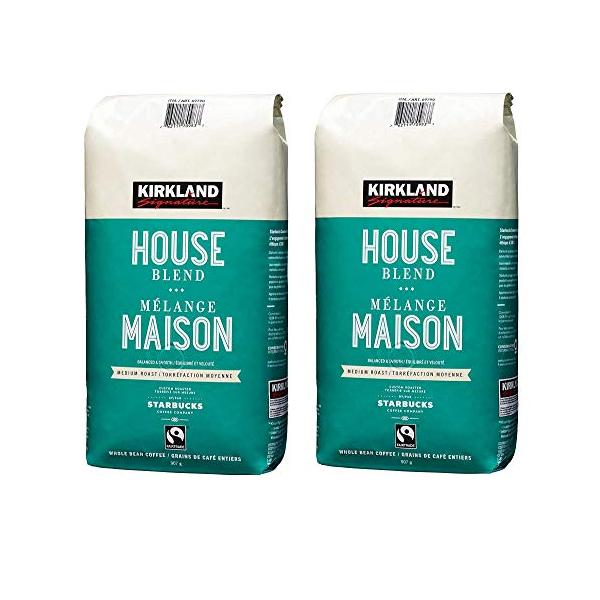 スターバックス STARBUCKS ハウスブレンド ロースト コーヒー豆 907g KIRKLAND