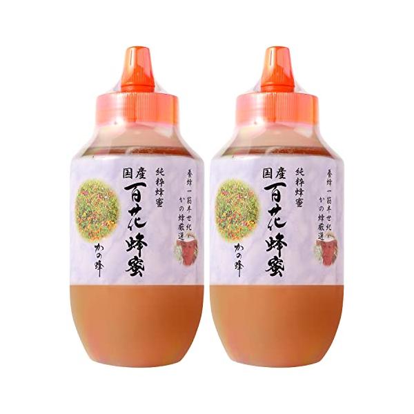 はちみつ 専門店【かの蜂】 国産 百花 蜂蜜 1000g（1kg） 完熟 の 純粋 蜂蜜 （とんがり容器）