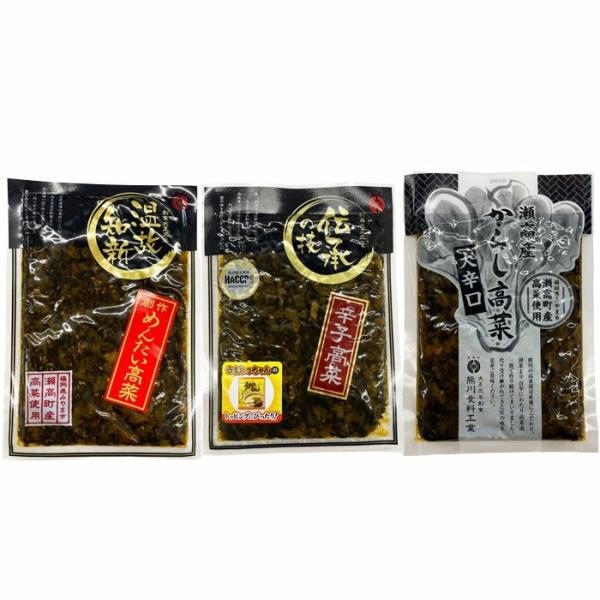 内容／●温故知新　創作めんたい高菜（100g)×1　原材料名（高菜（福岡県産）、発酵調味料、ごま油、食用大豆油、すけとうだらの卵、いりごま、食塩、唐辛子、すりごま、デキストリン、たん白加水分解物、酵母エキス／調味料（アミノ酸等）、甘味料（ソ...