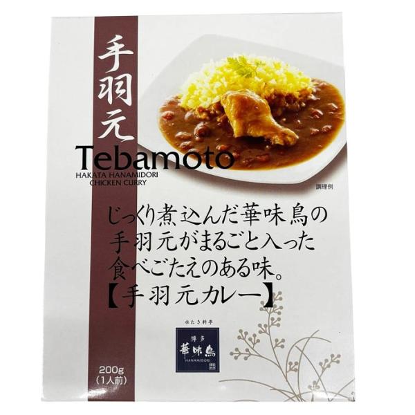 博多華味鳥　手羽元カレー（箱入）【メール便発送　送料込み価格】