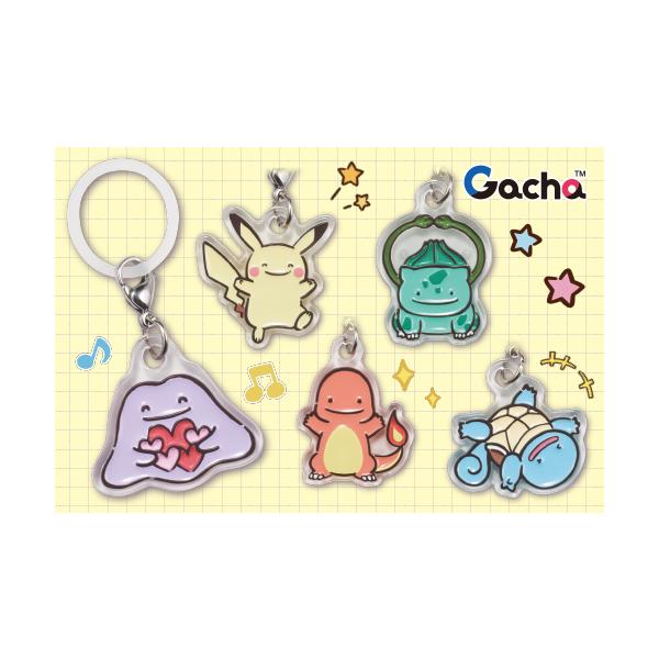 ポケモン へんしんが苦手なメタモン！ つやふるチャームマスコット 全5種セット フルコンプ ガチャガチャ アクセサリー めじるし