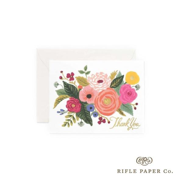 ライフルペーパー カード ジュリエットサンキュー Rifle Paper Co. イラスト メッセージカード 結婚式