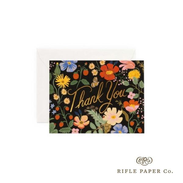 ライフルペーパー カード ストロベリーサンキュー Rifle Paper Co. イラスト メッセージカード 結婚式