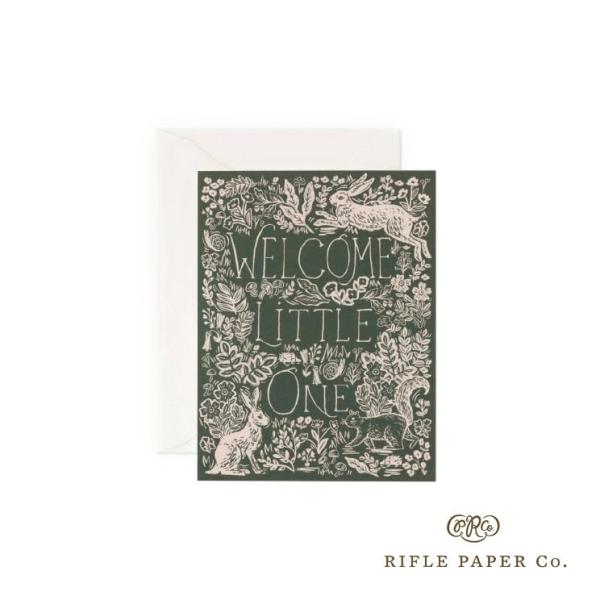 ライフルペーパー カード ラビット ベイビー Rifle Paper Co. イラスト メッセージカード 出産祝い