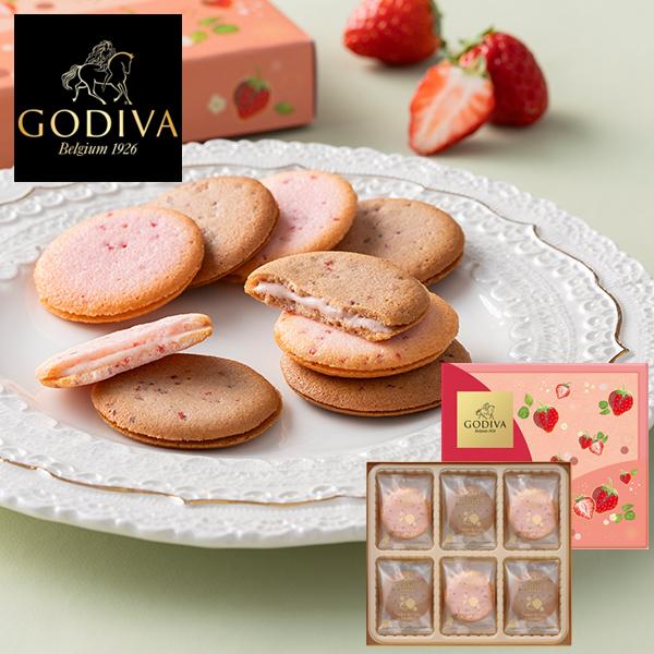 GODIVA ゴディバ あまおう苺ラングドシャクッキーアソートメント 18枚 210421 【_ t26dv _