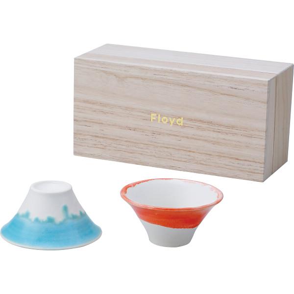 【商品内容】●現品約７．８φ×４ｃｍ●半磁器●ブルー（容量＝約５０ｍｌ）・レッド（容量＝約５０ｍｌ）各１●原産国：日本●桐箱入●箱サイズ：18.8×9.5×7.7cm●箱重量：220.0g●JAN 4571476671521