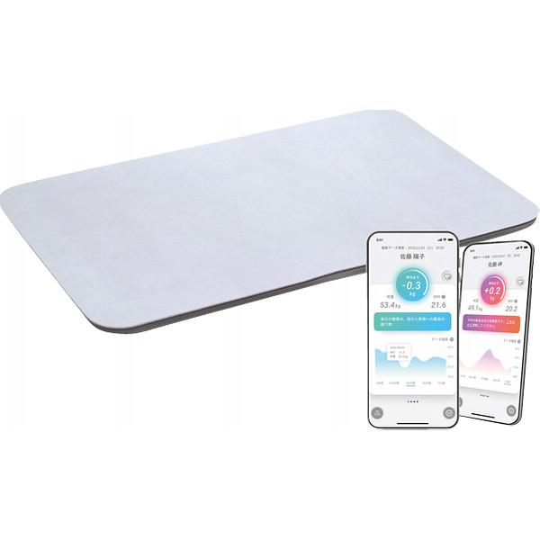 スマートバスマット 体重計モデル グレー SBM22U01LJ-GY 送料
