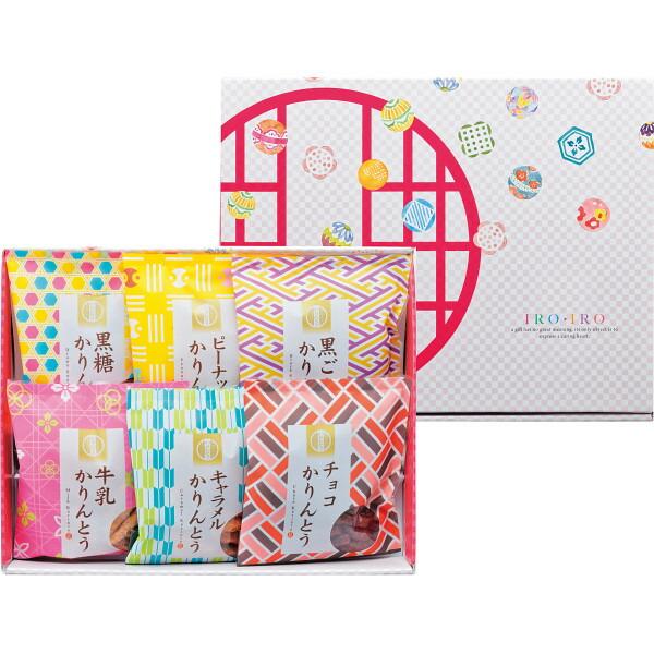 【商品内容】●黒ごまかりんとう・黒糖かりんとう・牛乳かりんとう・ピーナツかりんとう・チョコかりんとう・キャラメルかりんとう各４５ｇ×各１●アレルゲン： 乳 小麦 落花生 大豆 ごま●原産国：日本●加工地：日本●化粧箱入●箱サイズ：29.5×...