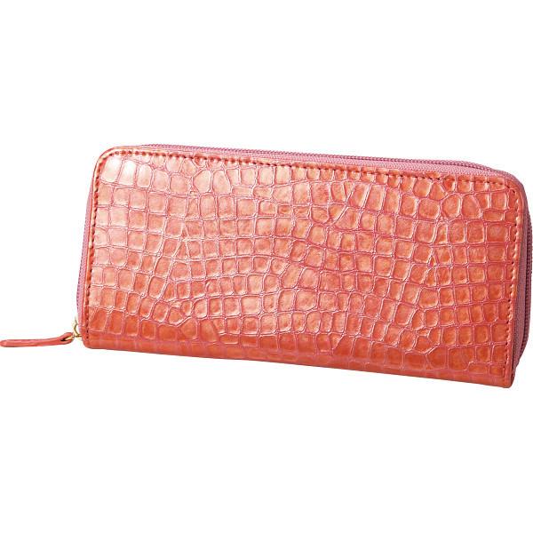 マデーラ ラウンドファスナー長財布 ピンク S-MDL183032PK 21-8040-017