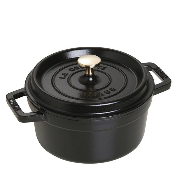 ストウブ ピコ ココット ラウンド 20cm 40509-487 [ブラック 