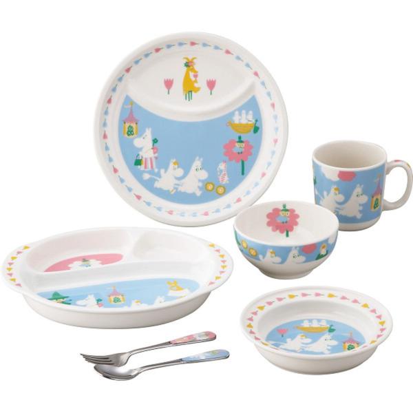 他サイト： ムーミン ベビーキッズ食器 ７ピースセット MM1200-116の商品画像