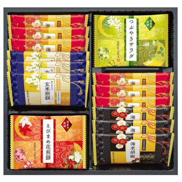 お菓子 ギフト せんべい 金澤兼六製菓 兼六の華 ６種１８枚入 KRN-10R メーカー包装 煎餅 個包装 和菓子 贈り物 お礼 退職 内祝い 快気 手土産 お供え  ▲(sa)