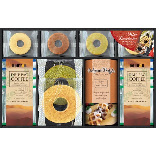 税込5500円以上ご購入で「送料無料！」ドトールコーヒー＆スイーツバラエティ　FADH-EJX　（ご利用用途）ギフト プレゼント 贈答品 ギフトセット セット 詰め合わせ グルメギフト メモリアルギフト お返し お中元 御中元 お歳暮 お年...