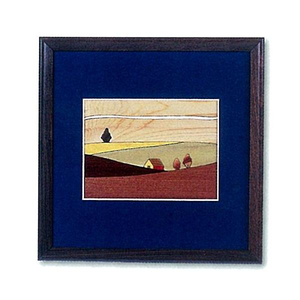 寄せ木額（風景）　＜E12-7＞ お取り寄せ 新築御祝/結婚御祝/記念品/景品