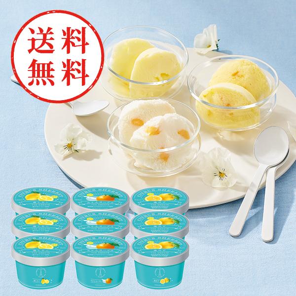 【送料無料】 ザ・スウィーツ　日本の柑橘シャーベット（９個）
