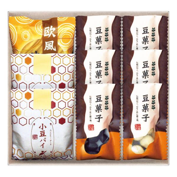 敬老の日 プレゼント ギフト お彼岸 お供え 秋 2026 送料無料 和菓子詰め合わせ 小豆パイ・欧風せんべい和菓子詰合せ