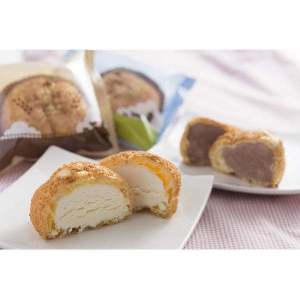 商品名/乳蔵 北海道 シュークリーム6個 内容/乳蔵シュークリーム(ミルク)×3、乳蔵シュークリーム(チョコ)×3 (1個:約60g)箱サイズ/20×28×10賞味期間/冷凍90日品番/440202【オススメ 人気 ギフト 用途】送料無料 ...