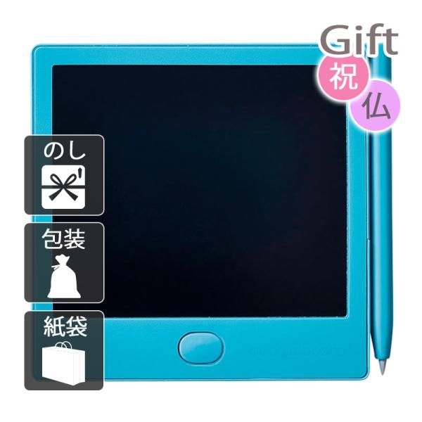 書きごこちなめらか。新感覚の「電子メモパッド」。ペーパーレスだから環境に優しい。約30,000回書き換えが可能。商品名/キングジム ブギーボード BB-12内容/本体(約86×86×5.5mm)×1タイプ/ブルー材質/ABS箱サイズ/約11...