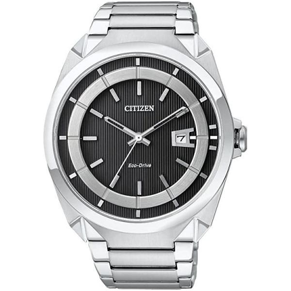 CITIZEN シチズン Eco-Drive エコドライブ ブラック シルバー 海外