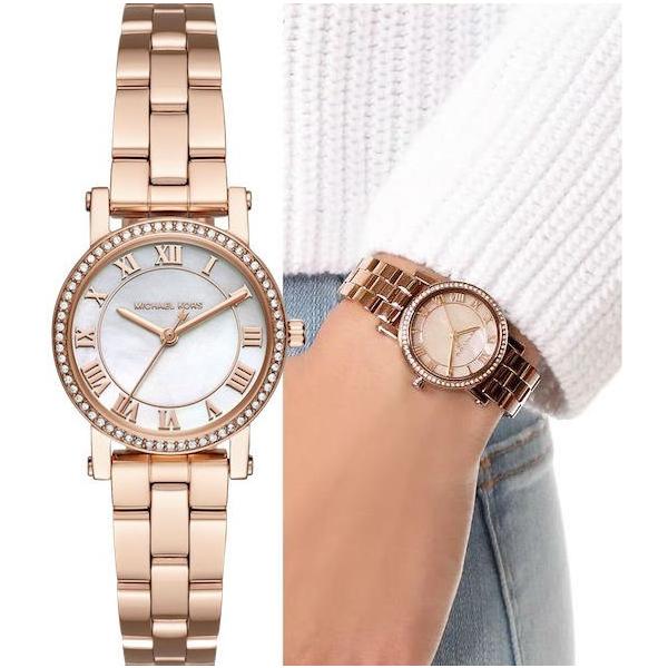MICHAEL KORS MK3558 Norie Mother of Pearl RoseGold Watch ローズ
