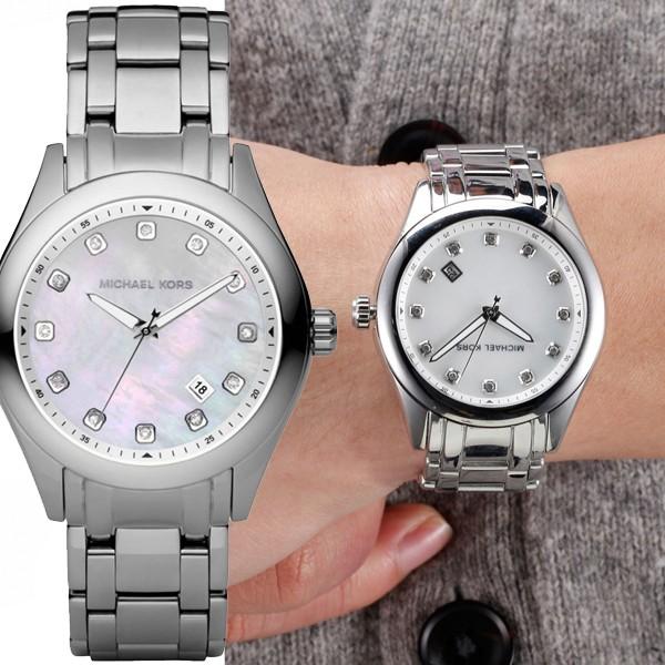 MICHAEL KORS マイケルコース MK5325 シルバー マザーオブパール 
